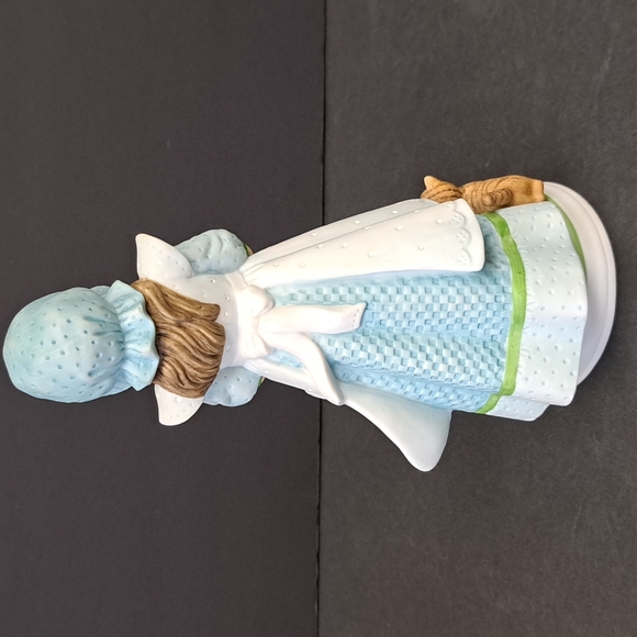 Vintage 1981 "Hollie Hobbie" fine porcelain figure with her cat and kittens - Picture 7 of 10